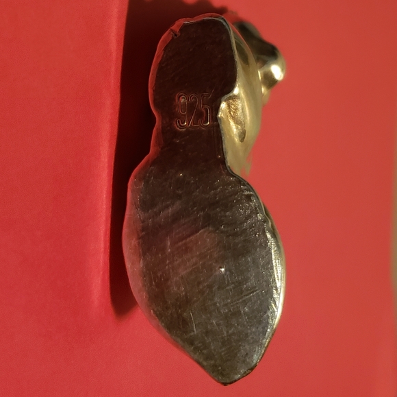 Vintage 925 Sterling Silver Cat Pendent - Picture 3 of 3